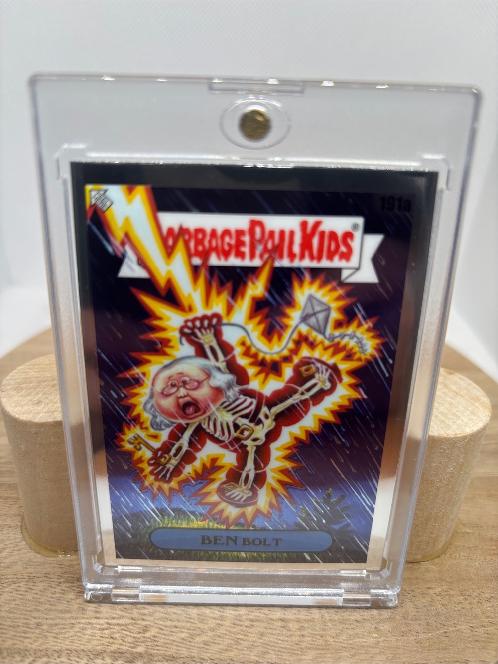 Garbage Pail Kids 'Ben Bolt' Trading Card - Black & Yellow Artwork